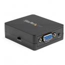 StarTech.com VGA2VID2 VGA-RCA/S端子変換コンバータPCからTVへ1080p-480iスケーラUSBポートから電力供給
