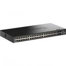 D-Link(ディーリンク) DGS-1530-52/A1 DGS-1530-52 ギガビットL2スタッカブルスマートマネージドスイッチ、10/100/1000BASE-Tポート×48、10G SFP+スロット×4、リミテッドライフタイム保証対象
