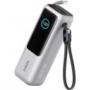 【法人様宛限定】ANKER  A1695N41 Anker Power Bank (25000mAh Built-In & 巻取り式USB-Cケーブル) シルバー
