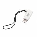 サンワサプライ AD-USB30LCFW USB Type-C to Lightning変換アダプタ（MFi認証・ストラップ付き・ホワイト）