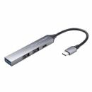 サンワサプライ USB-5TC27GM USB Type-C 4ポート コンボ 超スリムハブ
