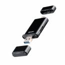 サンワサプライ ADR-5TCMSD3BK UHS-II対応 USB Type-C ＆ USB-A カードリーダー