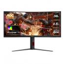 AOC CU34G4Z/11 ゲーミング液晶ディスプレイ 34型/3440×1440/HDMI、DisplayPort/ブラック/スピーカー：なし/240Hz