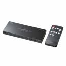 サンワサプライ SW-UHD41RSL 4入力1出力HDMI切替器（4K対応/シームレス切替/リモコン付き）