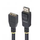 StarTech.com 10F-DP14-EXTEND-CBL DisplayPort 1.4延長ケーブル/3m/8K60Hz 4K144Hz/32.4G/オス-メス/モニターケーブル