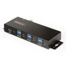 StarTech.com 5G7AINDRM-USB-A-HUB USBハブ/マネージドUSB/USB 3.2 Gen 1 Type-A/7ポート/産業用/ESDレベル4/業務用拡張ハブ
