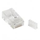 StarTech.com CRJ45C6SOL50 RJ45モジュラープラグ/50個入り/CAT6対応/LANケーブル終端用/ソリッドワイヤー（単線）対応
