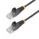 StarTech.com N6PAT7MBKS CAT6 LANケーブル/スリム/7m/ブラック/PoE/スナッグレス/より線/カテゴリ6 イーサネットケーブル
