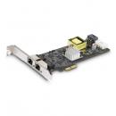 StarTech.com PR22GIP-NETWORK-CARD ネットワークアダプターカード/2ポート/2.5Gbps/PCIe x2/Intel I225-V/PoE+/LANカード
