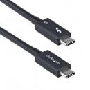 StarTech.com TBLT5MM80CM240W Thunderbolt 5ケーブル/80cm/8K60Hz/240W PD/認証品/USB-C互換/ブラック/急速充電