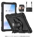 エムディーエス MDS-TSCT1165BLTBK2 NEC LAVIE Tab T11 T1165/KAS対応 耐衝撃ケース（画面保護付き） ブラック