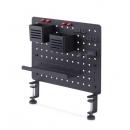 StarTech.com 1612B-DESK-PEGBOARD ペグボード/クランプ式/42x32cm/部品付属/ブラック/有孔パネル デスク上収納 パンチングボード