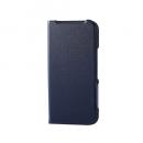 ELECOM PM-P252PLFUNV Google Pixel 10/Google Pixel 10 Pro/ソフトレザーケース/薄型/磁石付/ネイビー