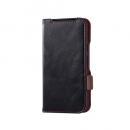 ELECOM PM-P252PLFYBK Google Pixel 10/Google Pixel 10 Pro/ソフトレザーケース/磁石付/耐衝撃/ステッチ/ブラック