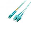 ELECOM OC-LCSC2M3/10 光ファイバー/LC-SC/2芯/OM3/10m