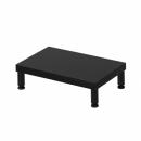 サンワサプライ EMR-LCM4025BK eモニタ台（丸脚・黒天板）W400×D250【受注生産品】