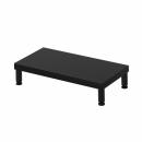 サンワサプライ EMR-LCM5025BK eモニタ台（丸脚・黒天板）W500×D250【受注生産品】