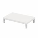 サンワサプライ EMR-LCM5030W eモニタ台（丸脚・白天板）W500×D300【受注生産品】