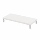 サンワサプライ EMR-LCM7030W eモニタ台（丸脚・白天板）W700×D300【受注生産品】