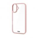 ELECOM PM-A25AD3OFCPN iPhone 17/ハイブリッドケース/D3O/フレームカラー/メタルステッカー付/ピンク