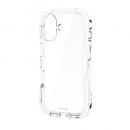 ELECOM PM-A25AGRPACR iPhone 17/Grippy/オールクリア/メタルステッカー付/クリア