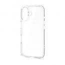 ELECOM PM-A25AHVCG1CR iPhone 17/ハイブリッドケース/ガラス/スタンダード/メタルステッカー付/クリア