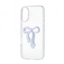 ELECOM PM-A25AHVRIWH iPhone 17/ハイブリッドケース/リボン/パールホワイト