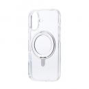 ELECOM PM-A25AMAGSTSV iPhone 17/ハイブリッドケース/MAGKEEP/スタンド/シルバー