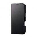 ELECOM PM-A25APLFMGBK iPhone 17/手帳型ケース/薄型/磁石付/MAGKEEP/ブラック