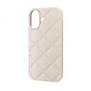 ELECOM PM-A25AUCQBE iPhone 17/ソフトケース/キルティング/ベージュ