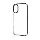 ELECOM PM-A25AUCTMBK iPhone 17/ソフトケース/サイドメッキ/メタルステッカー付/ブラック