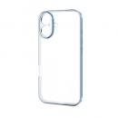 ELECOM PM-A25AUCTMKBU iPhone 17/ソフトケース/極限/メタリック/メタルステッカー付/メタリックブルー