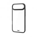 ELECOM PM-A25BD3OFCBK iPhone Air/ハイブリッドケース/D3O/フレームカラー/メタルステッカー付/ブラック