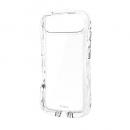 ELECOM PM-A25BGRPACR iPhone Air/Grippy/オールクリア/メタルステッカー付/クリア