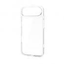 ELECOM PM-A25BHVCG1CR iPhone Air/ハイブリッドケース/ガラス/スタンダード/メタルステッカー付/クリア