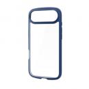 ELECOM PM-A25BTSLFCNV iPhone Air/TOUGH SLIM LITE/フレームカラー/メタルステッカー付/ネイビー