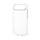 ELECOM PM-A25BTSLUC3CR iPhone Air/TOUGH SLIM LITE/タフソフト/クリスタルクリア/メタルステッカー付/クリア