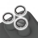 ELECOM PM-A25CFLLGRSV iPhone 17 Pro/iPhone 17 Pro Max/iPhone 16 Pro/iPhone 16 Pro Max/iPhone 15 Pro/iPhone15 Pro Max/カメラレンズガラスフィルム/ラインストーン/シルバー