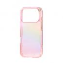 ELECOM PM-A25CUCAPN iPhone 17 Pro/ソフトケース/クリアオーロラ/メタルステッカー付/ピンク