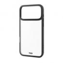 ELECOM PM-A25DD3OFCBK iPhone 17 Pro Max/ハイブリッドケース/D3O/フレームカラー/メタルステッカー付/ブラック