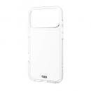 ELECOM PM-A25DD3OTCR iPhone 17 Pro Max/ハイブリッドケース/D3O/オールクリア/メタルステッカー付/クリア