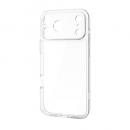 ELECOM PM-A25DHVCKKCR iPhone 17 Pro Max/ハイブリッドケース/極限/メタルステッカー付/クリア