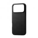 ELECOM PM-A25DHVSCCBK iPhone 17 Pro Max/ハイブリッドケース/シリコン/カラータイプ/ブラック