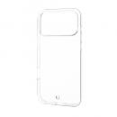 ELECOM PM-A25DUCTCR iPhone 17 Pro Max/ソフトケース/メタルステッカー付/クリア