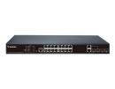 GeoVision GV-APOE1612T3 GV-APOE1612、10/100/1000BaseT(X) PoE+対応16ポートWebマネージメントスイッチングハブです。3年保証