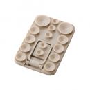 ELECOM P-TKPTMAGS01BG 吸盤スマホシリコンパッド/タコピタ/マグネット吸着タイプ/スタンド機能付き/タイプ/ベージュ