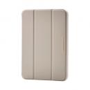 ELECOM TB-A25SWVJM3GB 8.3インチiPad mini(A17 Pro)/フラップケース/CHIC STYLE/背面クリア/グレージュ
