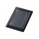 ELECOM IC-PCMGBK チェキアクセサリ/フォトケース/ぷっくりフレーム/推し活/MagSafe対応/マグネット吸着/カラフル/ブラック