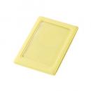 ELECOM IC-PCMGYL チェキアクセサリ/フォトケース/ぷっくりフレーム/推し活/MagSafe対応/マグネット吸着/カラフル/イエロー