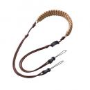 ELECOM IC-STSDKNBR チェキアクセサリ/ショルダーストラップ/汎用/編み系/ブラウン